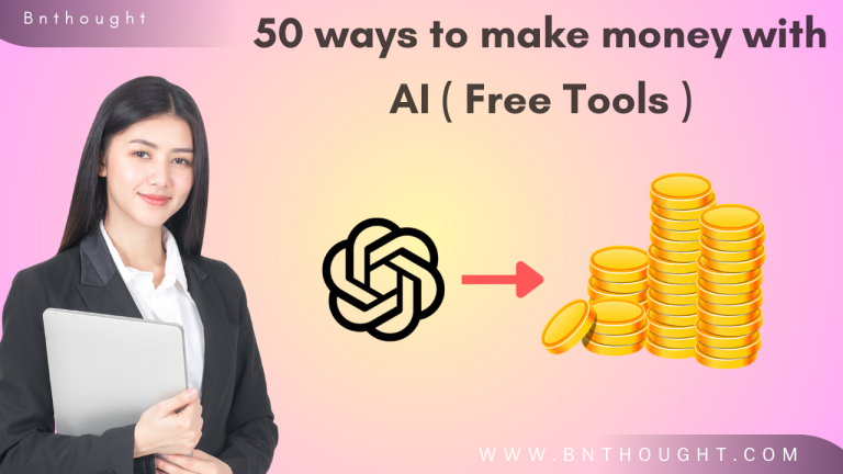 50 ways to make money with AI