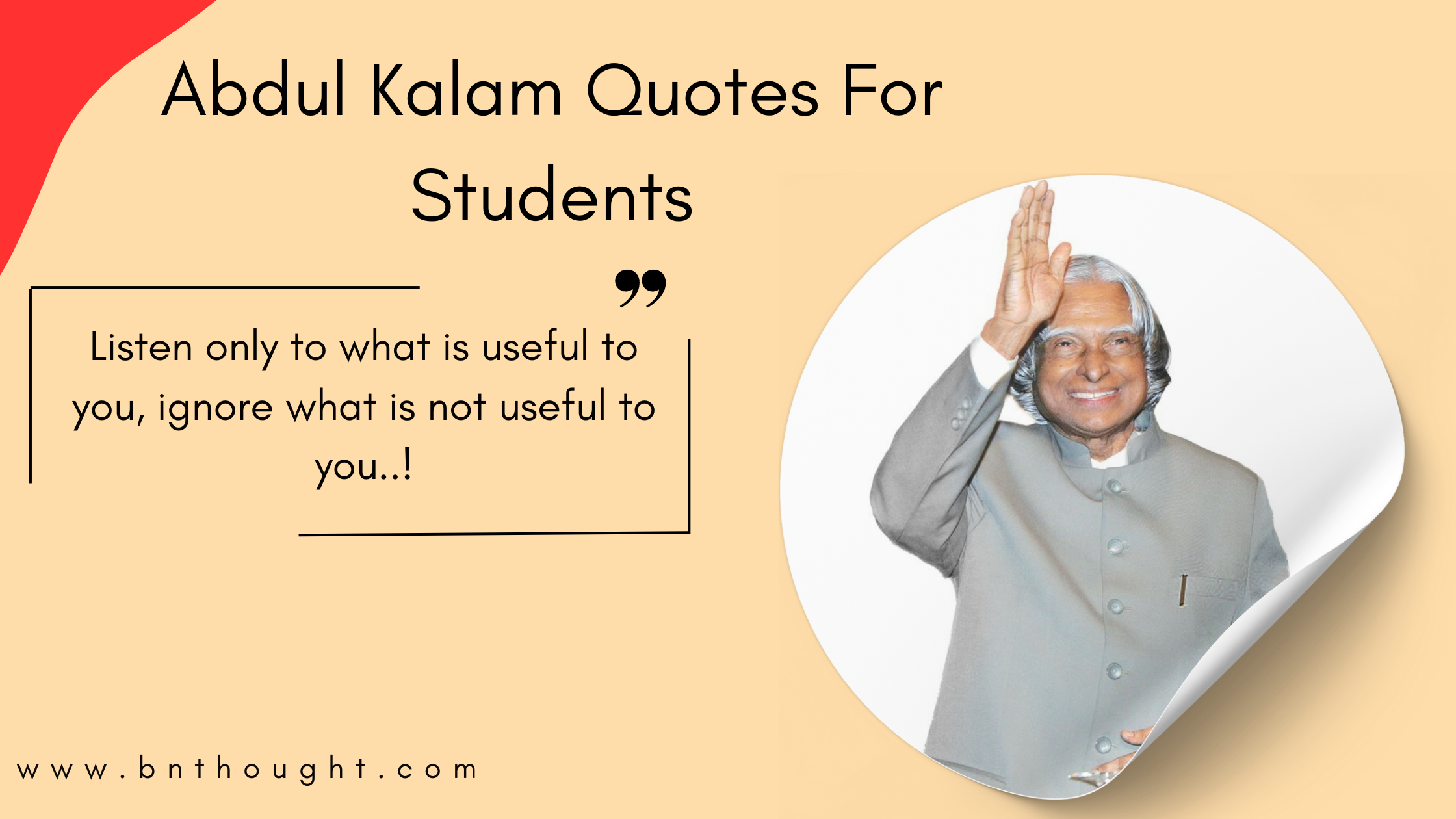 abdul kalam quotes for students